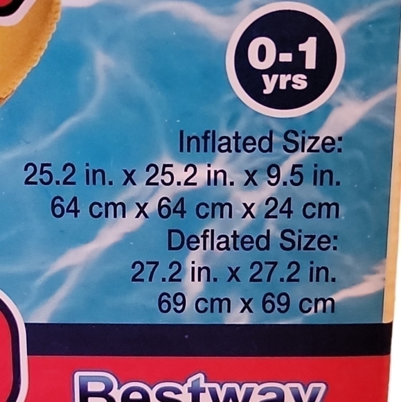 Float Swim Safe Double Ring Baby Seat ages 0-1 - Picture 5 of 7